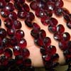 This listing is for the 65 pcs of AAA Quality Rhodolite Garnet Faceted Heart Briolettes in size of 7 mm approx,,Length: 10 inch